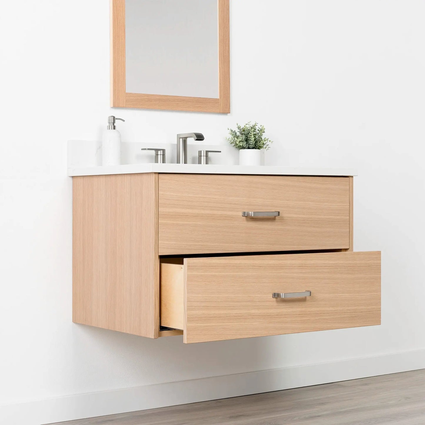 
                  
                    Ashbury 36" Wall Mount Natural White Oak Bathroom Vanity
                  
                
