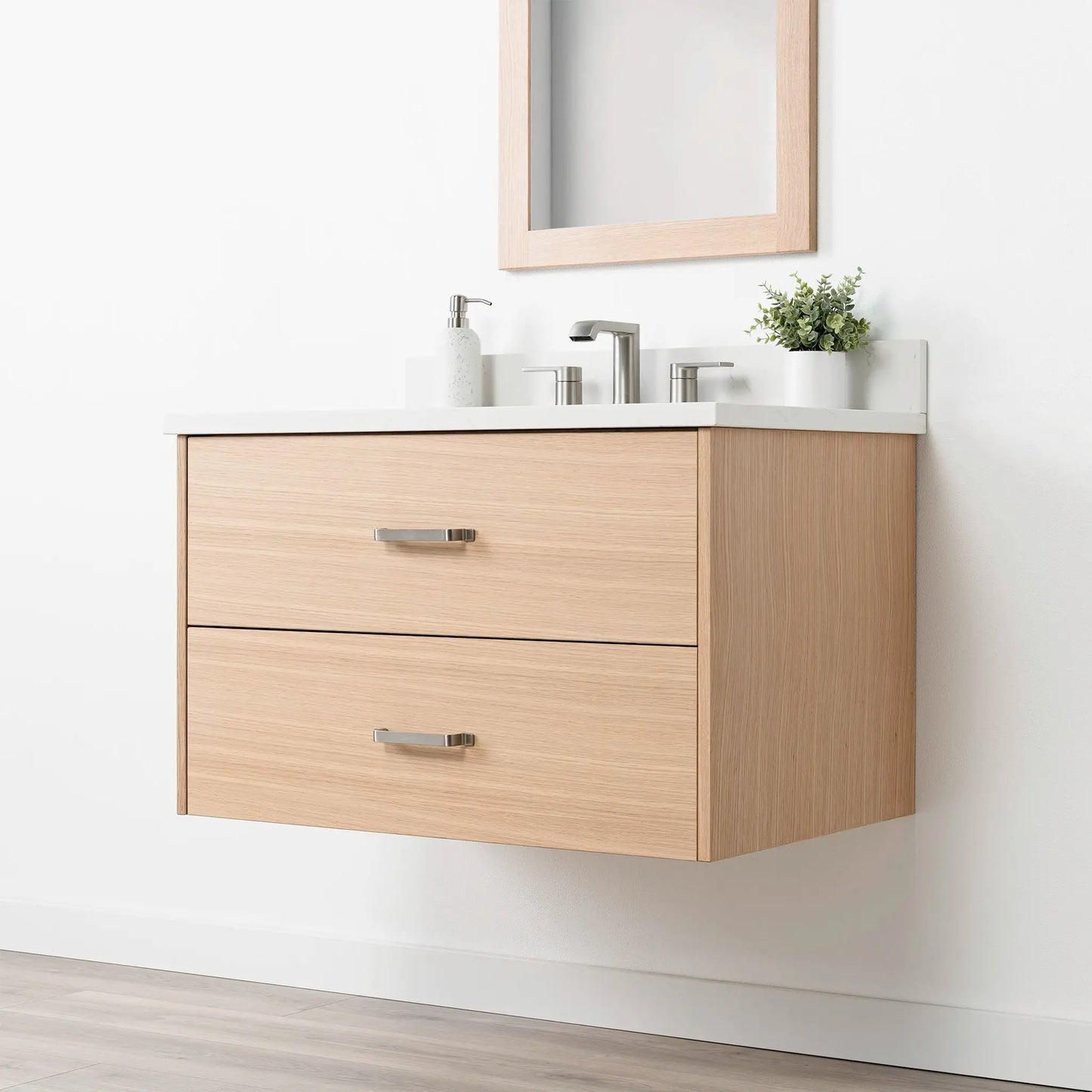 
                  
                    Ashbury 36" Wall Mount Natural White Oak Bathroom Vanity
                  
                
