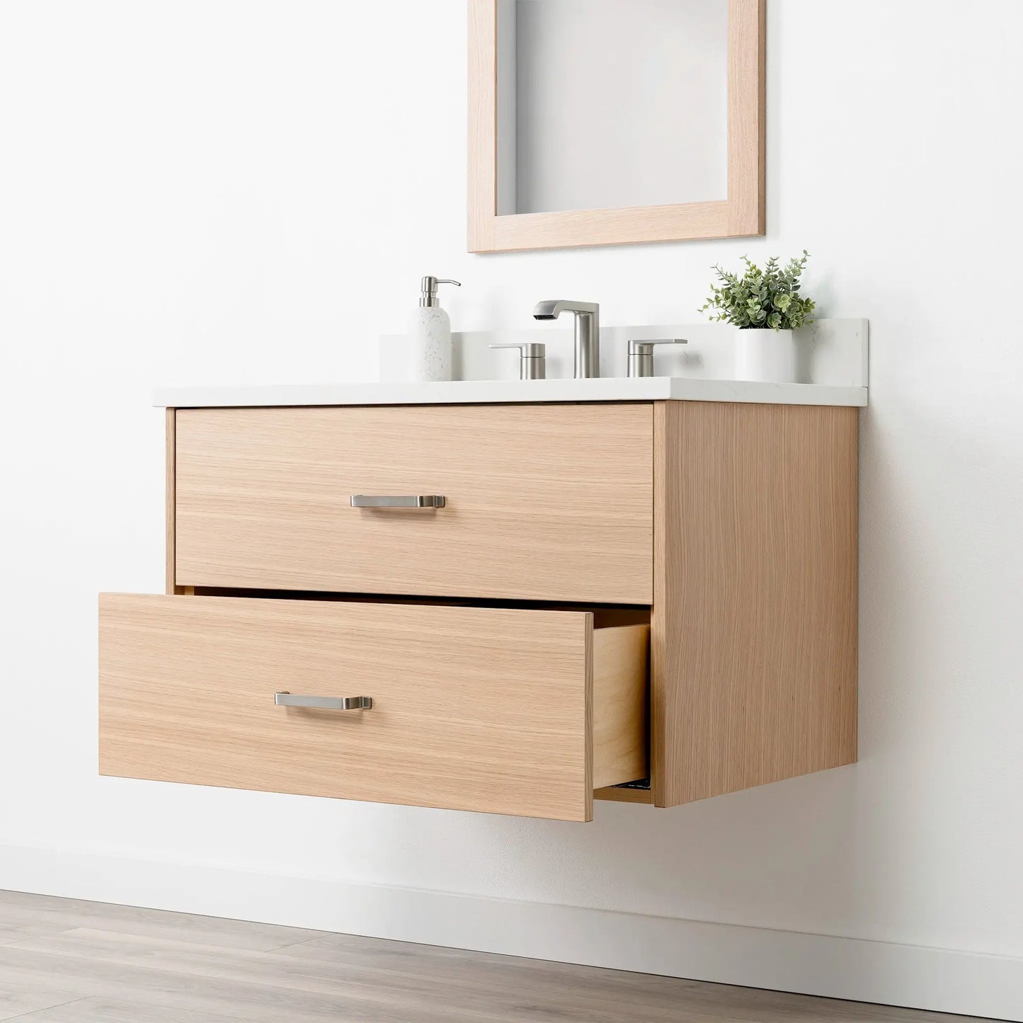 
                  
                    Ashbury 36" Wall Mount Natural White Oak Bathroom Vanity
                  
                