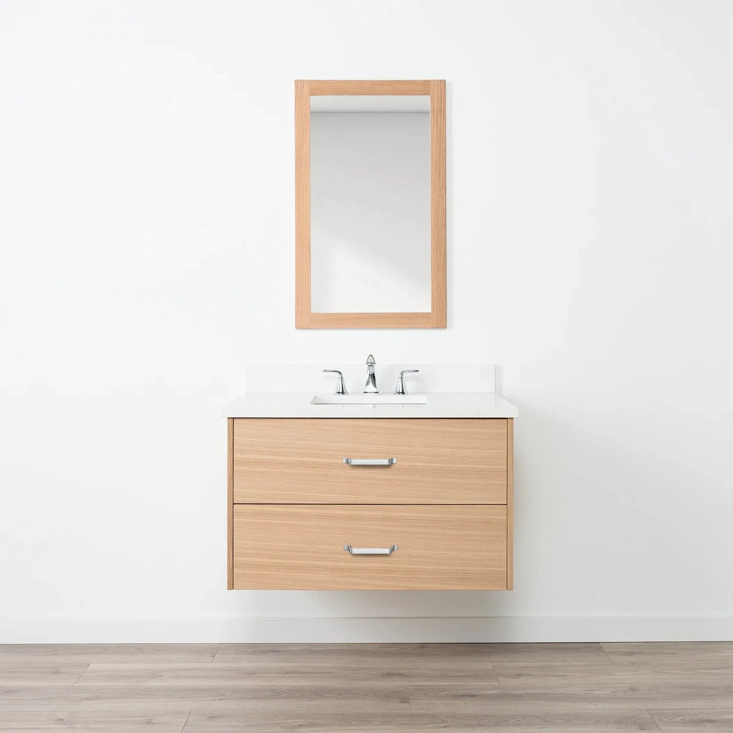 
                  
                    Ashbury 36" Wall Mount Natural White Oak Bathroom Vanity
                  
                
