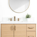
                  
                    Ashbury SLIM 36" Natural White Oak Bathroom Vanity, Left Sink Teodor Bathroom Vanity Canada
                  
                