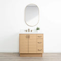 
                  
                    Ashbury SLIM 36" Natural White Oak Bathroom Vanity, Left Sink Teodor Bathroom Vanity Canada
                  
                