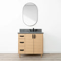 
                  
                    Ashbury SLIM 36" Natural White Oak Bathroom Vanity, Right Sink Teodor Bathroom Vanity Canada
                  
                