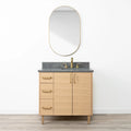 
                  
                    Ashbury SLIM 36" Natural White Oak Bathroom Vanity, Right Sink Teodor Bathroom Vanity Canada
                  
                