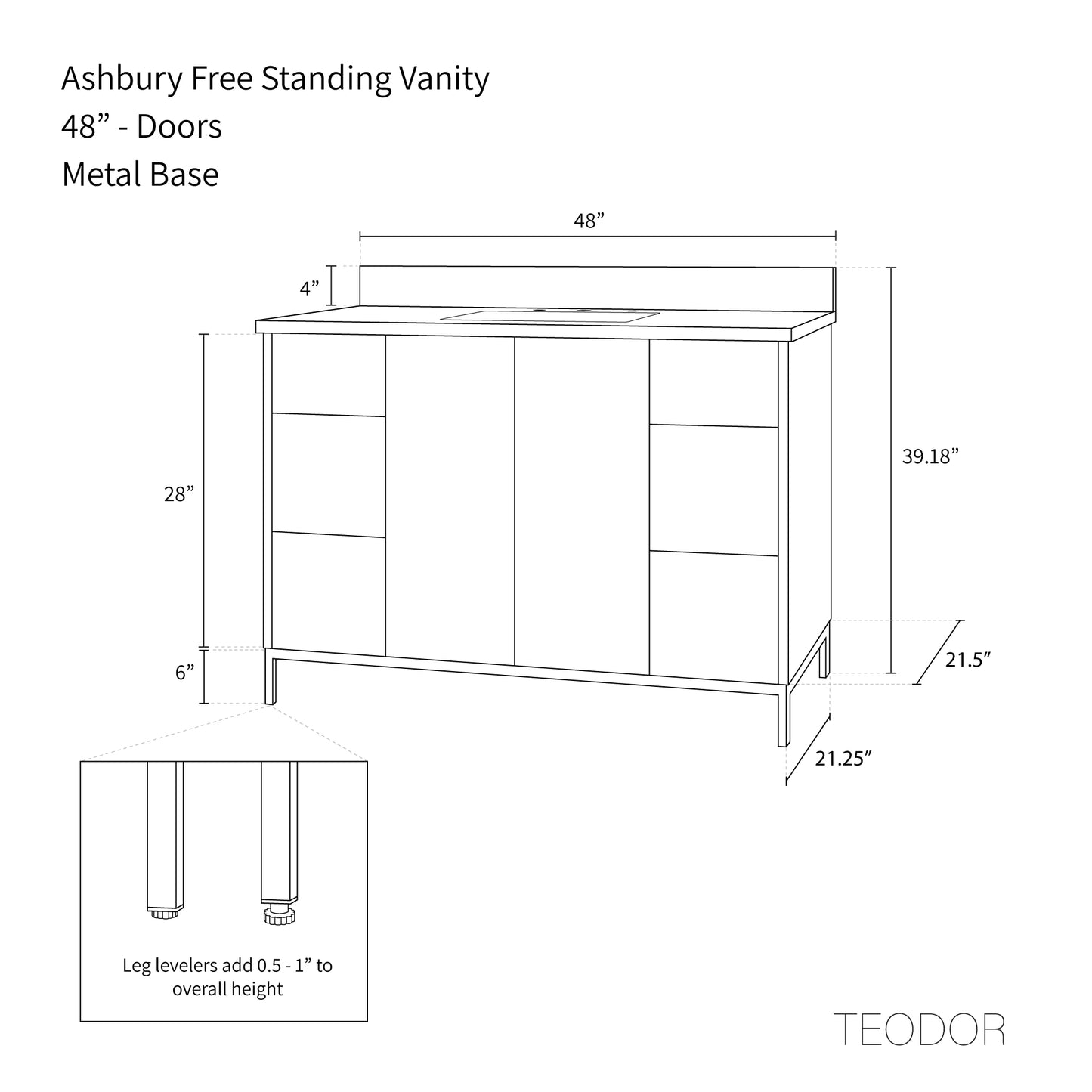 
                  
                    Ashbury 48" Natural White Oak Bathroom Vanity
                  
                