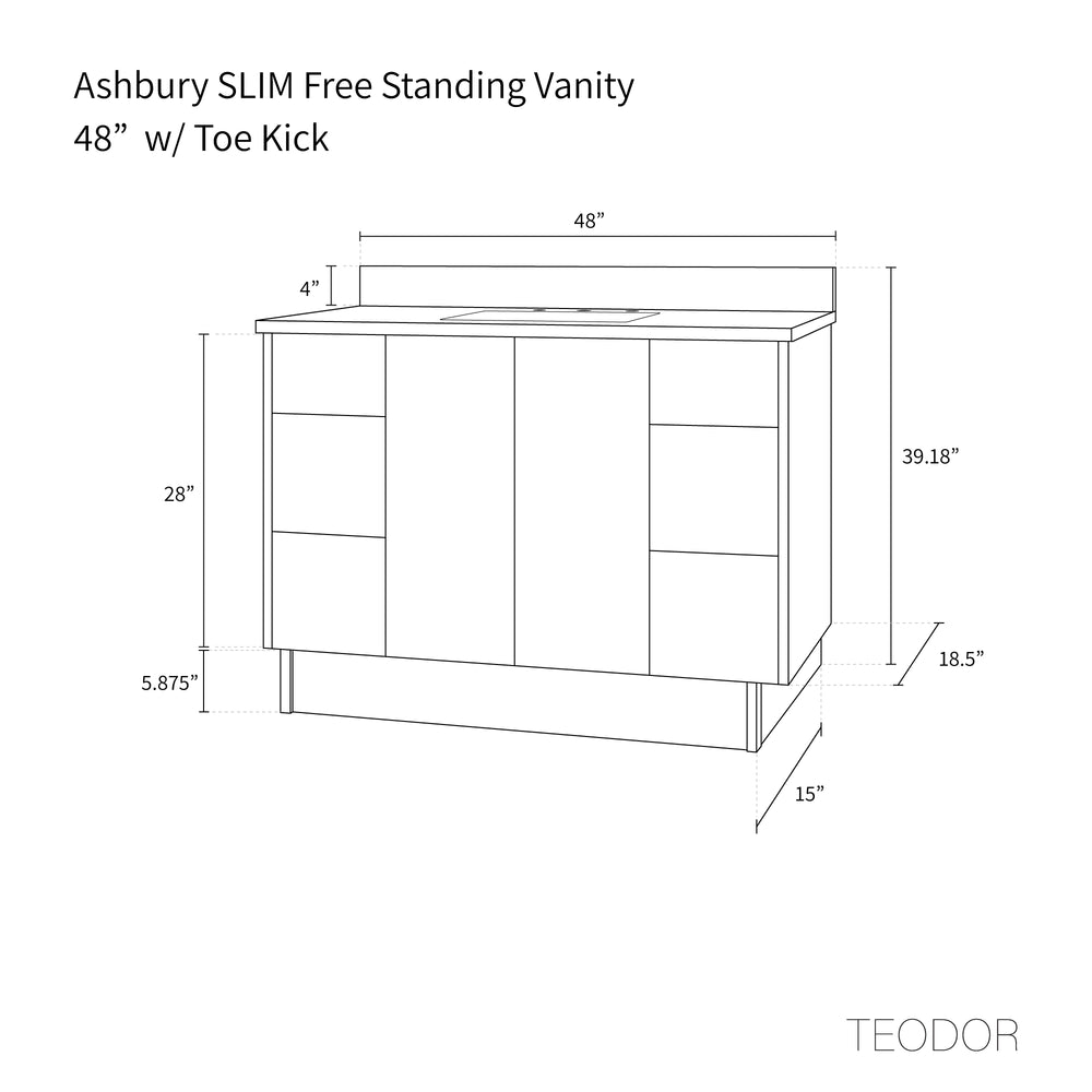
                  
                    Ashbury SLIM 48" Natural White Oak Bathroom Vanity
                  
                