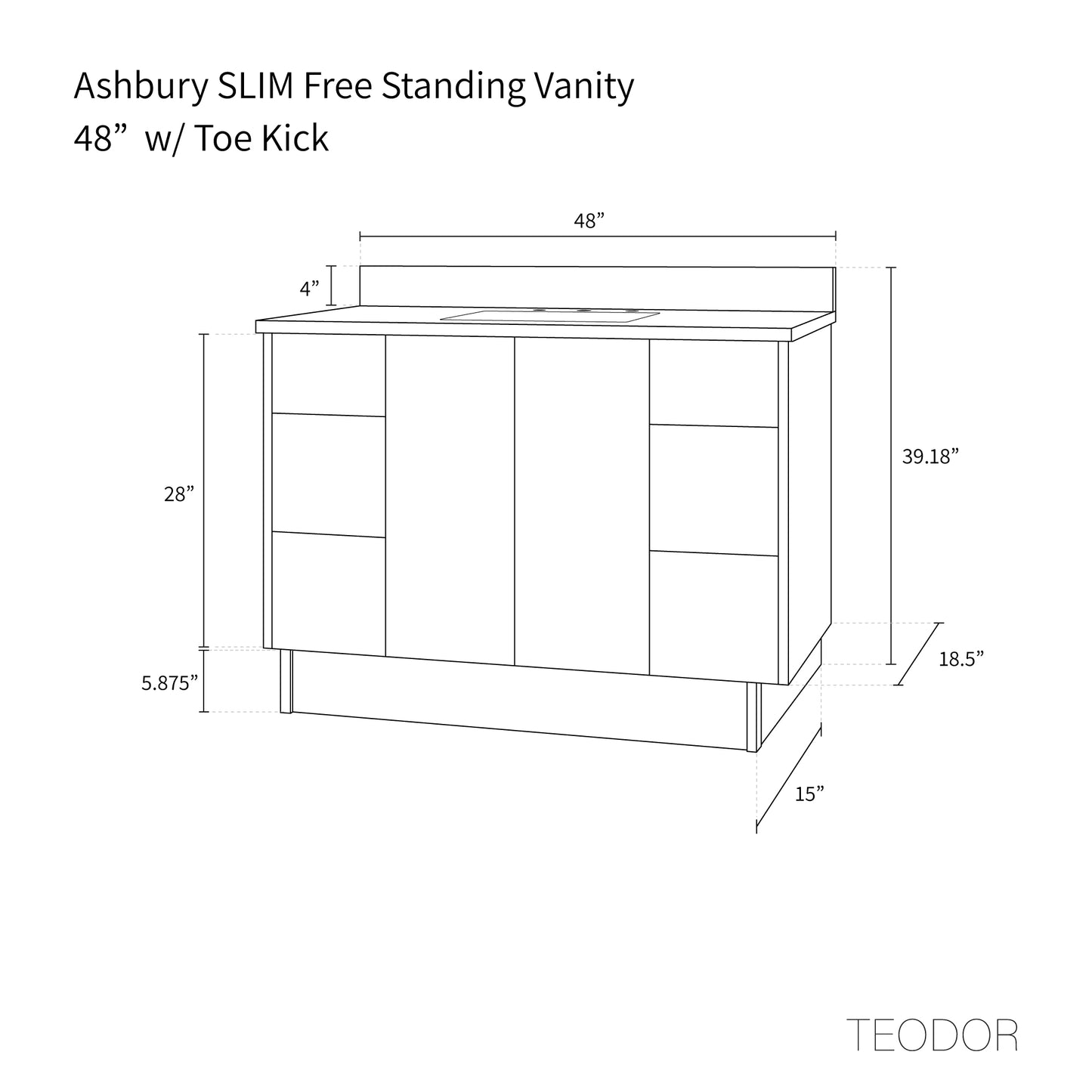 
                  
                    Ashbury SLIM 48" Natural White Oak Bathroom Vanity
                  
                