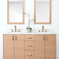 
                  
                    Ashbury SLIM 60" Natural White Oak Bathroom Vanity, Double Sink Teodor Bathroom Vanity Canada
                  
                