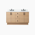 
                  
                    Ashbury SLIM 60" Natural White Oak Bathroom Vanity, Double Sink Teodor Bathroom Vanity Canada
                  
                
