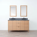 
                  
                    Ashbury SLIM 60" Natural White Oak Bathroom Vanity, Double Sink Teodor Bathroom Vanity Canada
                  
                