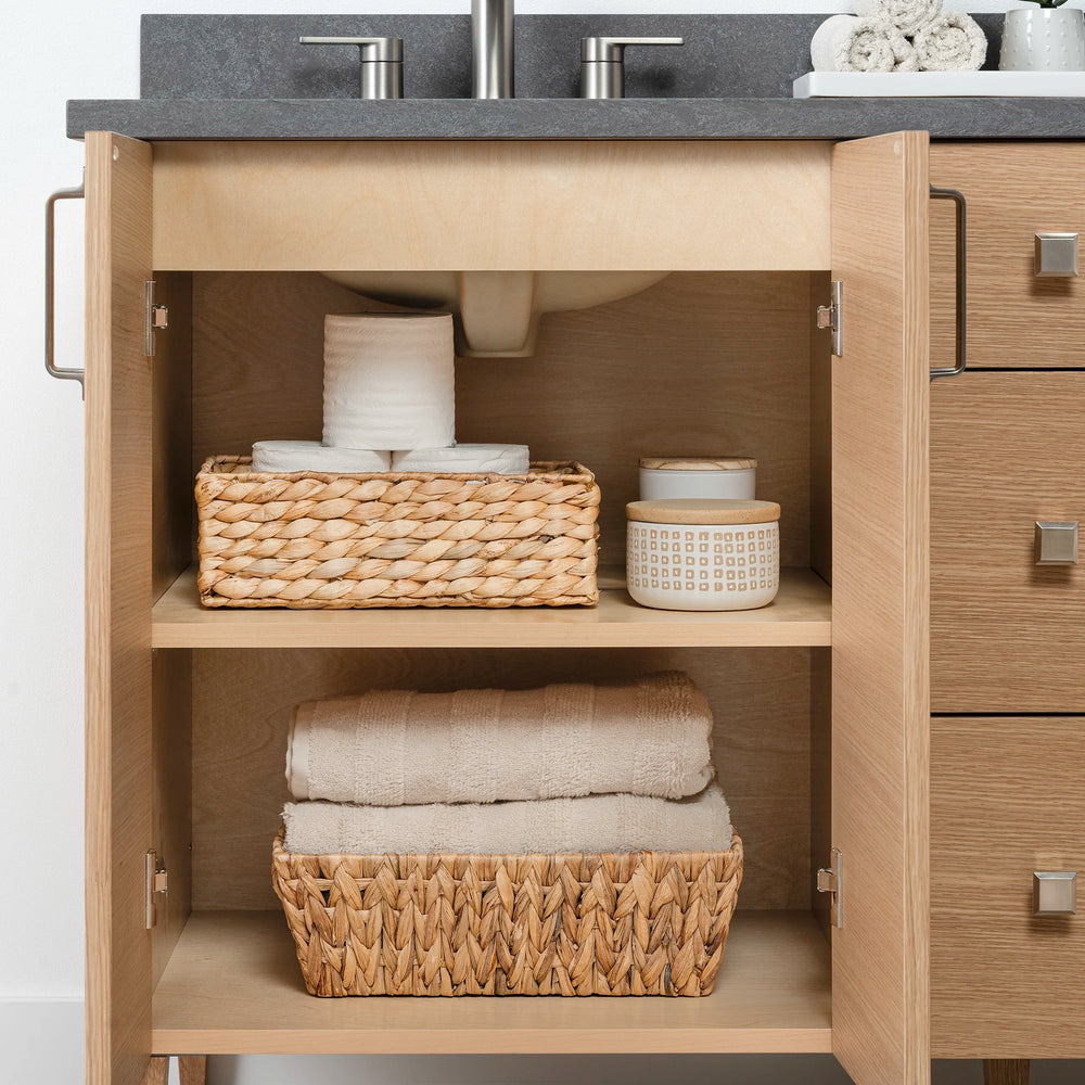 
                  
                    Ashbury 60" Natural White Oak Bathroom Vanity, Double Sink
                  
                