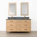 
                  
                    Ashbury SLIM 60" Natural White Oak Bathroom Vanity, Double Sink - All Drawers Teodor Bathroom Vanity Canada
                  
                