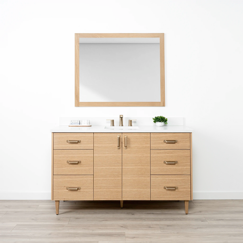 
                  
                    Ashbury 60" Natural White Oak Bathroom Vanity
                  
                