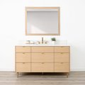 
                  
                    Ashbury SLIM 60" Natural White Oak Bathroom Vanity - All Drawers Teodor Bathroom Vanity Canada
                  
                