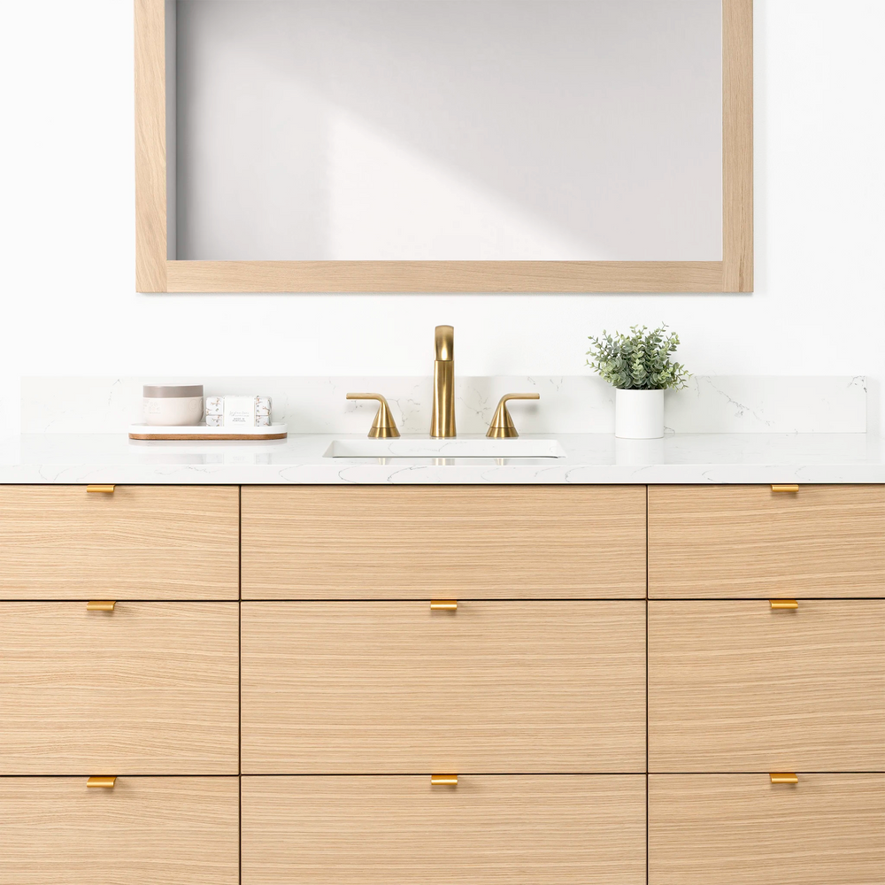 
                  
                    Ashbury 60" Natural White Oak Bathroom Vanity - All Drawers
                  
                