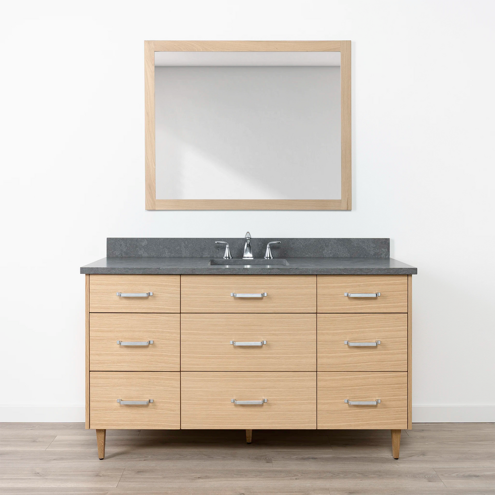 
                  
                    Ashbury 60" Natural White Oak Bathroom Vanity w/ Drawers
                  
                