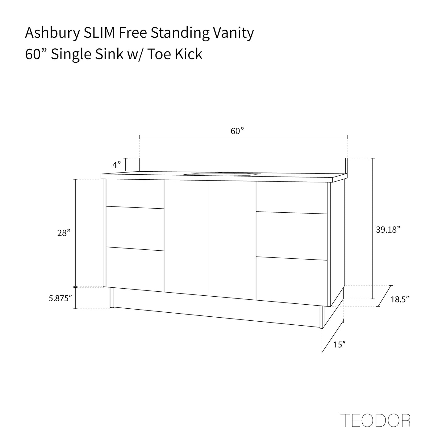 
                  
                    Ashbury SLIM 60" Natural White Oak Bathroom Vanity
                  
                