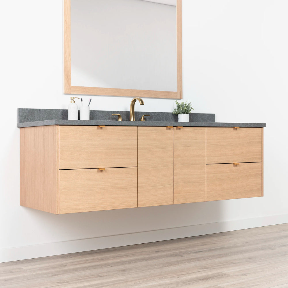 
                  
                    Ashbury 72" Wall Mount Natural White Oak Bathroom Vanity
                  
                