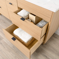 
                  
                    Ashbury SLIM 72" Natural White Oak Bathroom Vanity, Double Sink - All Drawers Teodor Bathroom Vanity Canada
                  
                