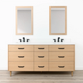 
                  
                    Ashbury SLIM 72" Natural White Oak Bathroom Vanity, Double Sink - All Drawers Teodor Bathroom Vanity Canada
                  
                