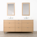 
                  
                    Ashbury SLIM 72" Natural White Oak Bathroom Vanity, Double Sink - All Drawers Teodor Bathroom Vanity Canada
                  
                