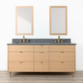 
                  
                    Ashbury SLIM 72" Natural White Oak Bathroom Vanity, Double Sink - All Drawers Teodor Bathroom Vanity Canada
                  
                