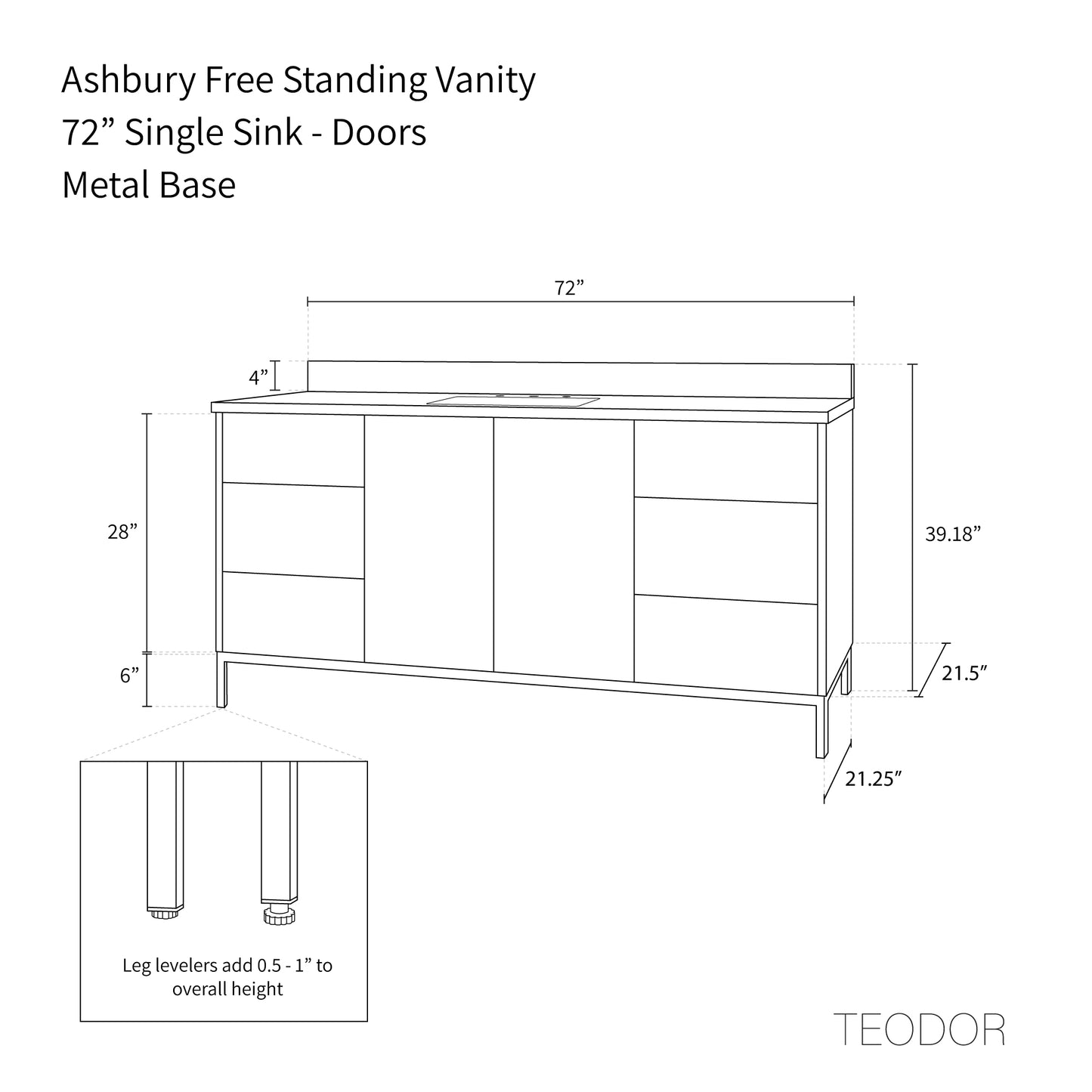 
                  
                    Ashbury 72" Natural White Oak Bathroom Vanity
                  
                