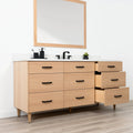 
                  
                    Ashbury SLIM 72" Natural White Oak Bathroom Vanity - All Drawers Teodor Bathroom Vanity Canada
                  
                