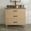 
                  
                    Ashbury SLIM 36" Natural White Oak Bathroom Vanity - All Drawers Teodor Bathroom Vanity Canada
                  
                
