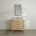 
                  
                    Ashbury SLIM 36" Natural White Oak Bathroom Vanity - All Drawers Teodor Bathroom Vanity Canada
                  
                