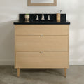 
                  
                    Ashbury SLIM 36" Natural White Oak Bathroom Vanity - All Drawers Teodor Bathroom Vanity Canada
                  
                