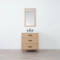 
                  
                    Ashbury SLIM 30" Natural White Oak Bathroom Vanity - All Drawers Teodor Bathroom Vanity Canada
                  
                