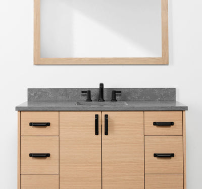 Ashbury 48" Natural White Oak Bathroom Vanity