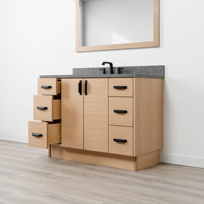 Ashbury 48" Natural White Oak Bathroom Vanity