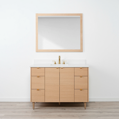 Ashbury 48" Natural White Oak Bathroom Vanity