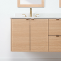 
                  
                    Ashbury SLIM 60" Wall Mount Natural White Oak Bathroom Vanity, Double Sink Teodor Bathroom Vanity Canada
                  
                