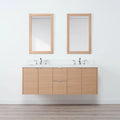 
                  
                    Ashbury SLIM 60" Wall Mount Natural White Oak Bathroom Vanity, Double Sink Teodor Bathroom Vanity Canada
                  
                