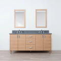 
                  
                    Ashbury SLIM 72" Natural White Oak Bathroom Vanity, Double Sink Teodor Bathroom Vanity Canada
                  
                