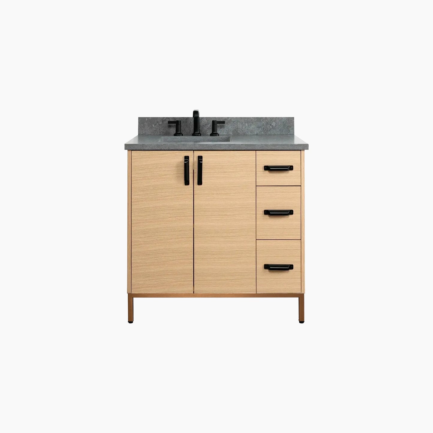 
                  
                    Ashbury 36" Natural White Oak Bathroom Vanity, Left Sink
                  
                