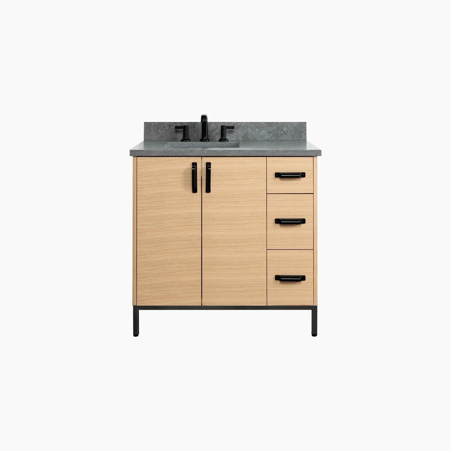 
                  
                    Ashbury 36" Natural White Oak Bathroom Vanity, Left Sink
                  
                