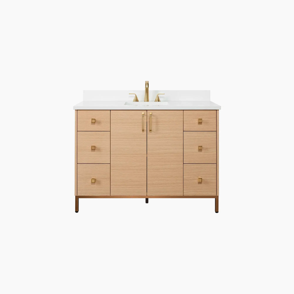 
                  
                    Ashbury 48" Natural White Oak Bathroom Vanity
                  
                
