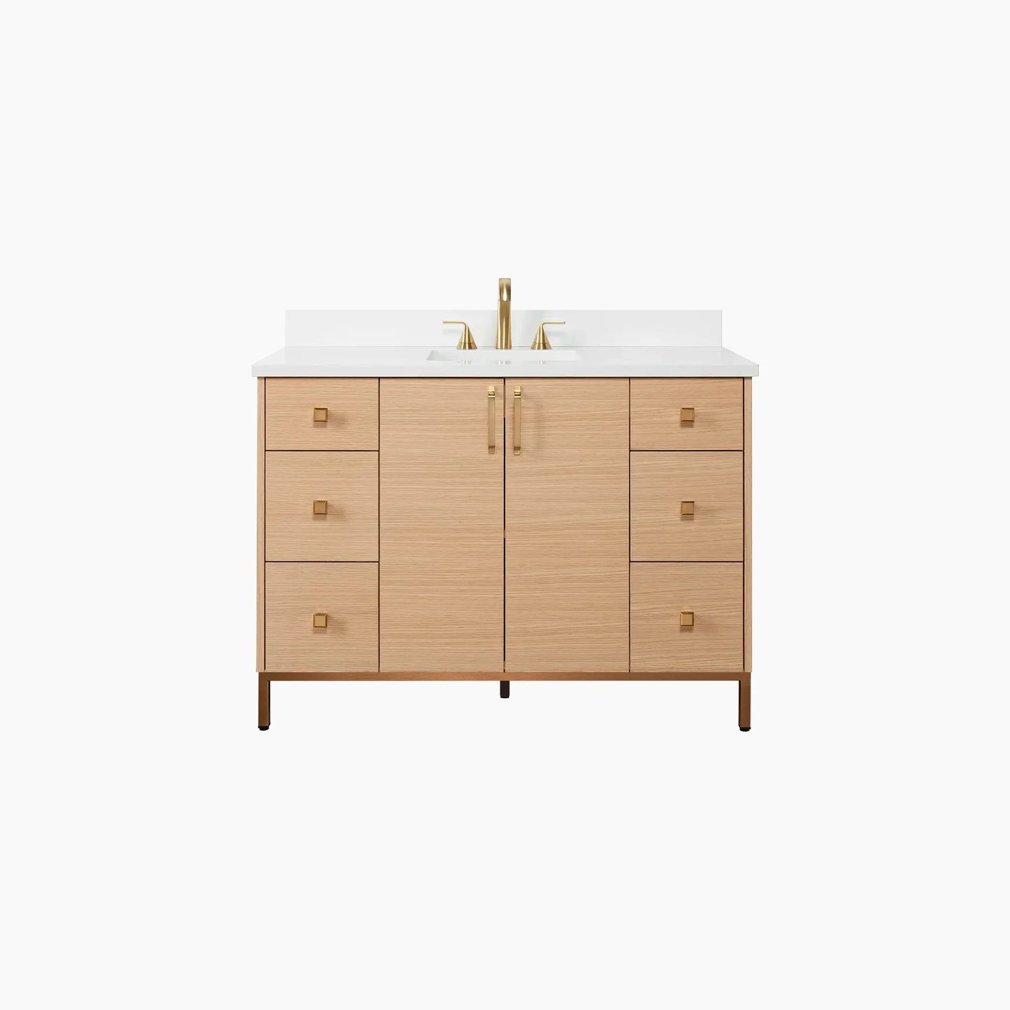 
                  
                    Ashbury 48" Natural White Oak Bathroom Vanity
                  
                