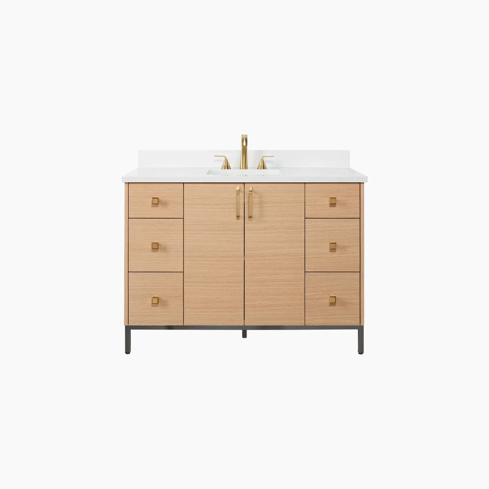 
                  
                    Ashbury 48" Natural White Oak Bathroom Vanity
                  
                