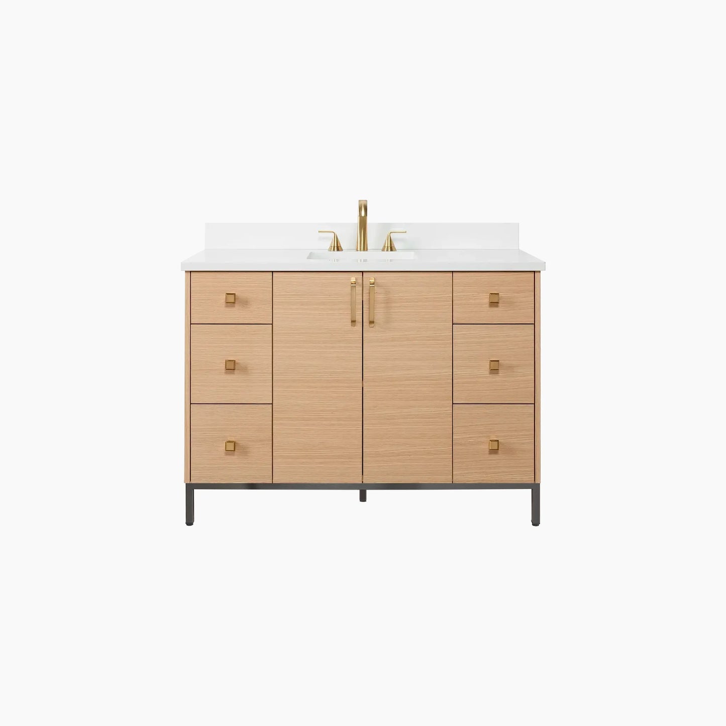 
                  
                    Ashbury 48" Natural White Oak Bathroom Vanity
                  
                