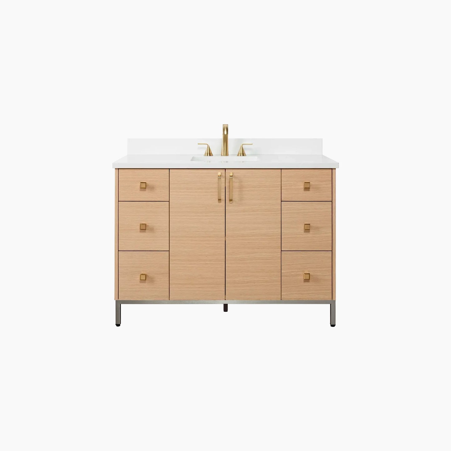 
                  
                    Ashbury 48" Natural White Oak Bathroom Vanity
                  
                