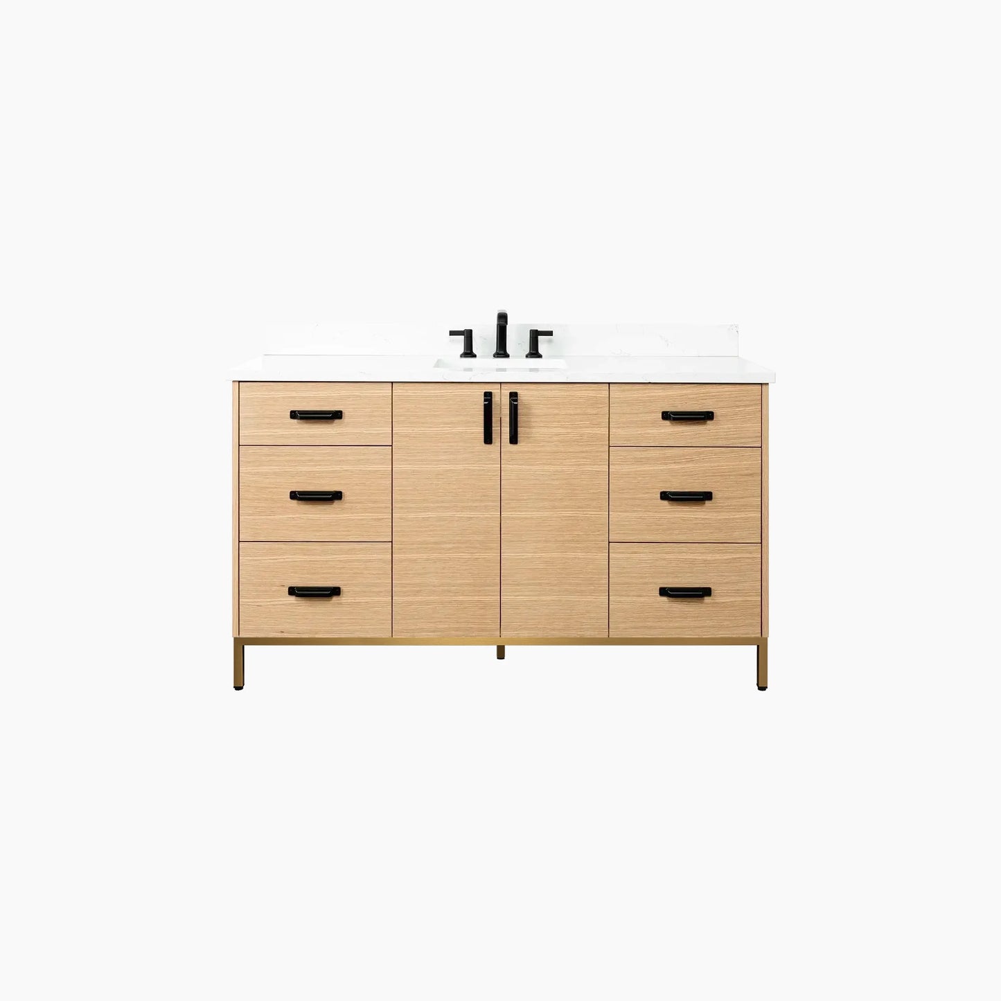 
                  
                    Ashbury 60" Natural White Oak Bathroom Vanity
                  
                