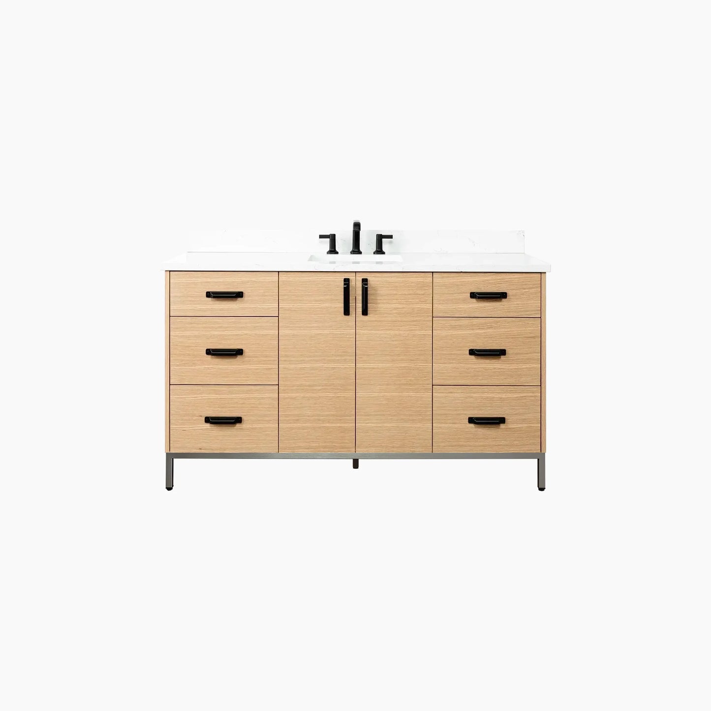 
                  
                    Ashbury 60" Natural White Oak Bathroom Vanity
                  
                