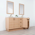 
                  
                    Ashbury SLIM 72" Natural White Oak Bathroom Vanity, Double Sink Teodor Bathroom Vanity Canada
                  
                