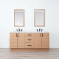 
                  
                    Ashbury SLIM 72" Natural White Oak Bathroom Vanity, Double Sink Teodor Bathroom Vanity Canada
                  
                