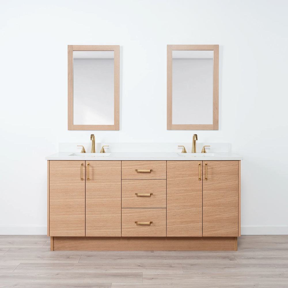 
                  
                    Ashbury 72" Natural White Oak Bathroom Vanity, Double Sink
                  
                
